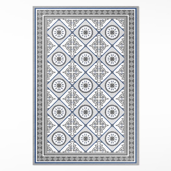 Vinyl vloerkleed Geometrische ruitvormige siertegels