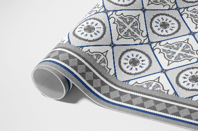 Vinyl vloerkleed Geometrische ruitvormige siertegels