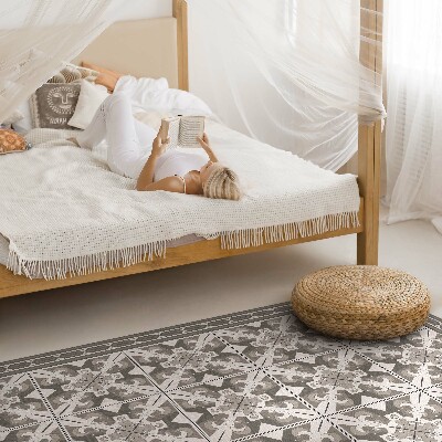 Vinyl tapijt Tegels met geometrische ruitversiering