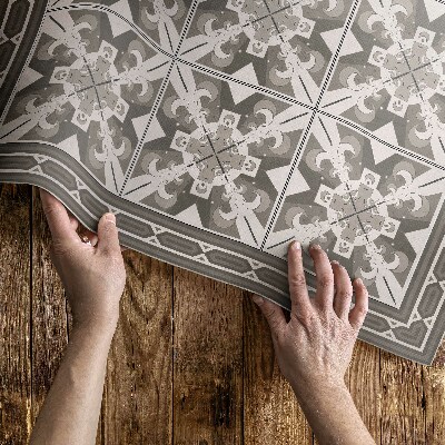 Vinyl tapijt Tegels met geometrische ruitversiering