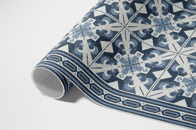 Tapijt vinyl Geometrische ruitvormige decoratieve tegels