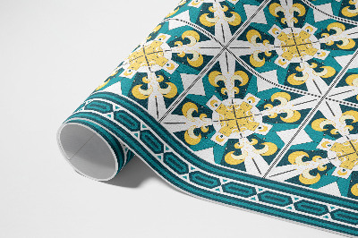 Vinyl vloerkleed Geometrische ruitkleurige tegels