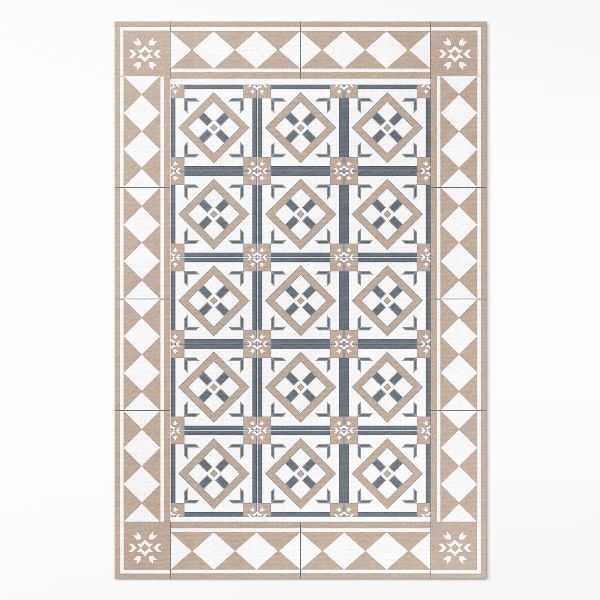 Vinyl tapijt Ruitvormige kubussen, elegante tegels