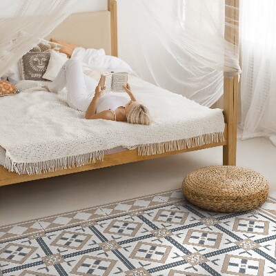 Vinyl tapijt Ruitvormige kubussen, elegante tegels