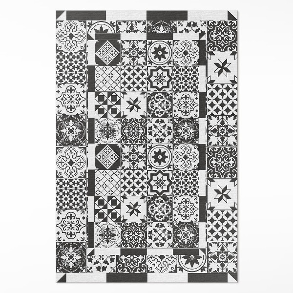 Vinyl vloerkleed Spaanse mozaïektegels met patroon