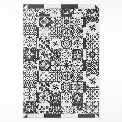 Vinyl vloerkleed Spaanse mozaïektegels met patroon