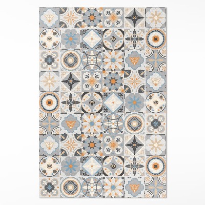 Vinyl tapijt Spaanse tegels pastel mozaïek