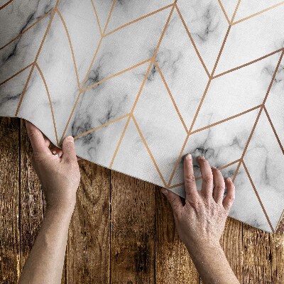 Vinyl tapijt Moderne lijnen van visgraatmarmer