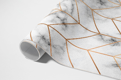 Vinyl tapijt Moderne lijnen van visgraatmarmer
