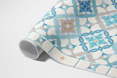 Tapijt vinyl Geometrische geweven decoratieve tegels