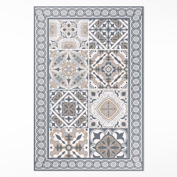 Vinyl tapijt Tegels en vlecht decoratief mozaïek