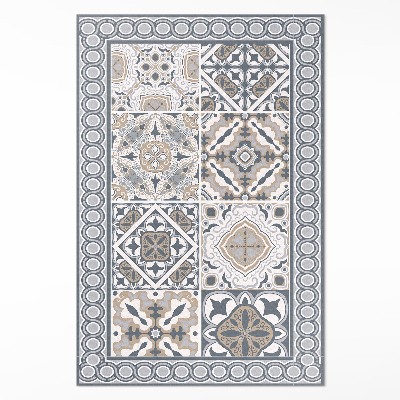 Vinyl tapijt Tegels en vlecht decoratief mozaïek