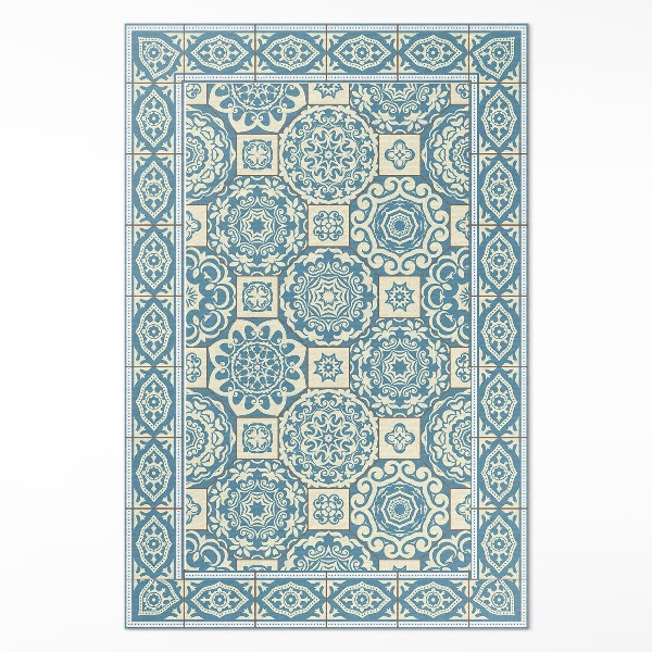 Vinyl vloerkleed Griekse geometrie decoratieve tegels