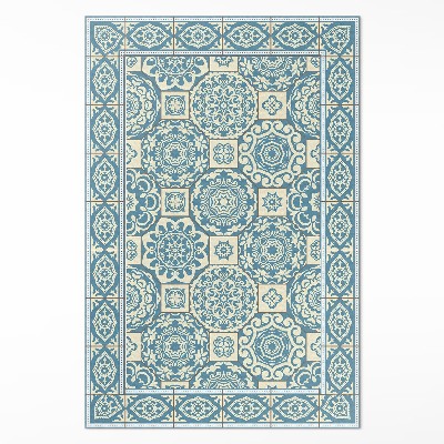 Vinyl vloerkleed Griekse geometrie decoratieve tegels