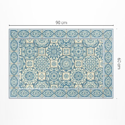 Vinyl vloerkleed Griekse geometrie decoratieve tegels