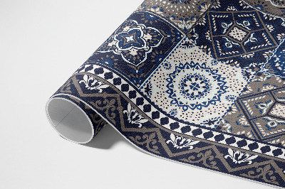 Tapijt vinyl Bloementegels elegante tegels