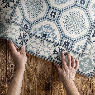 Vinyl vloerkleed Geometrische vormen elegante tegels