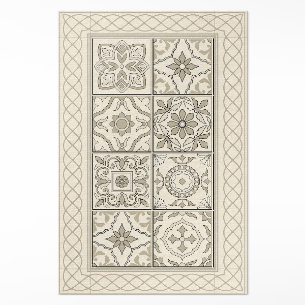 Vinyl vloerkleed Spaanse vlecht mooie tegels