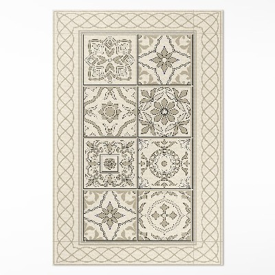 Vinyl vloerkleed Spaanse vlecht mooie tegels