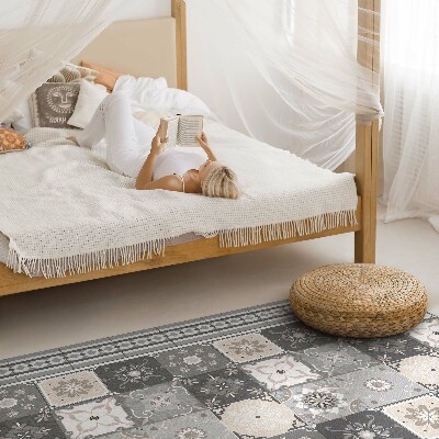 Vinyl tapijt Gepatroneerde mozaïektegels en -stroken