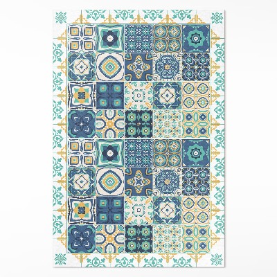 Tapijt vinyl Spaanse mozaïektegels met patroon