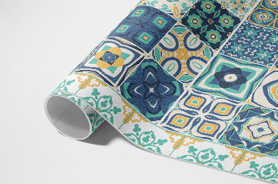Tapijt vinyl Spaanse mozaïektegels met patroon