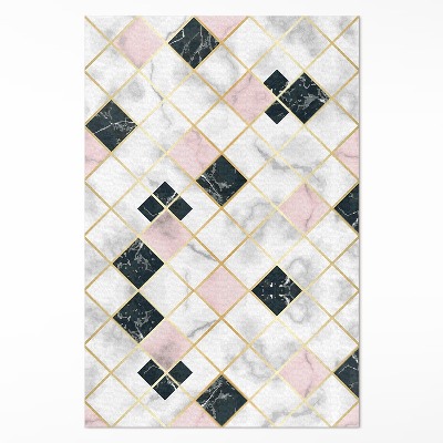 Tapijt vinyl Prachtige marmeren stenen tegels