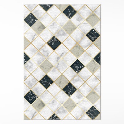 Vinyl vloerkleed Prachtige marmeren stenen tegels