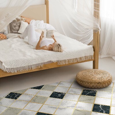 Vinyl vloerkleed Prachtige marmeren stenen tegels