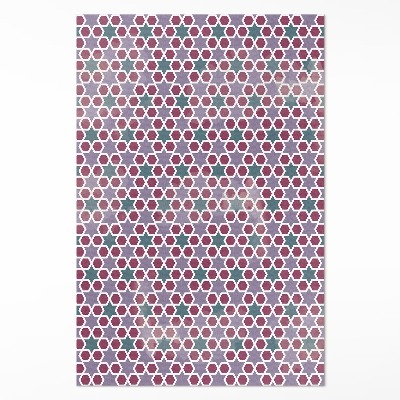 Vinyl tapijt Geometrische sterren klein mozaïek