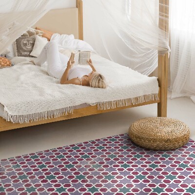 Vinyl tapijt Geometrische sterren klein mozaïek