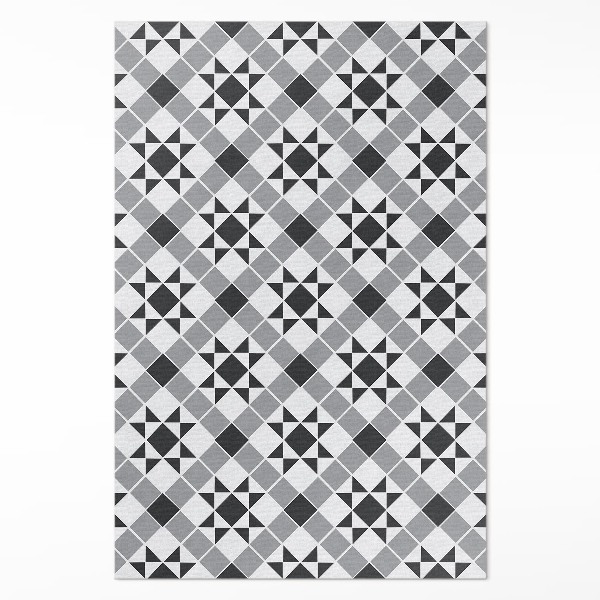 Vinyl vloerkleed Gotische sterren stijlvolle tegels