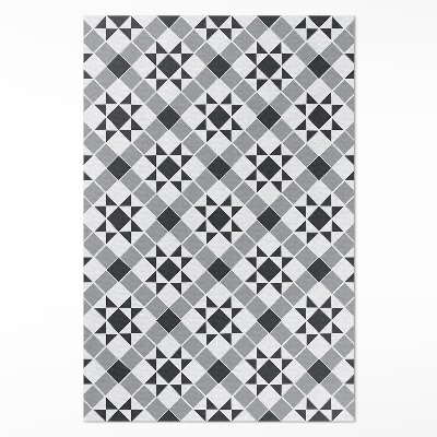 Vinyl vloerkleed Gotische sterren stijlvolle tegels