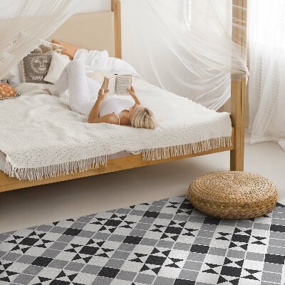 Vinyl vloerkleed Gotische sterren stijlvolle tegels