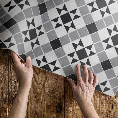 Vinyl vloerkleed Gotische sterren stijlvolle tegels