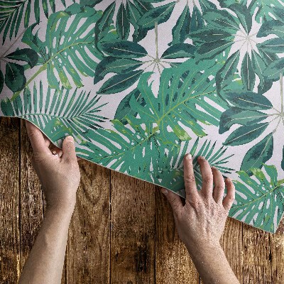 Vinyl vloerkleed Palmbladeren tropische vegetatie