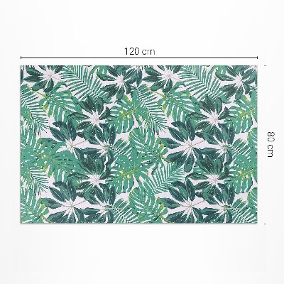 Vinyl vloerkleed Palmbladeren tropische vegetatie