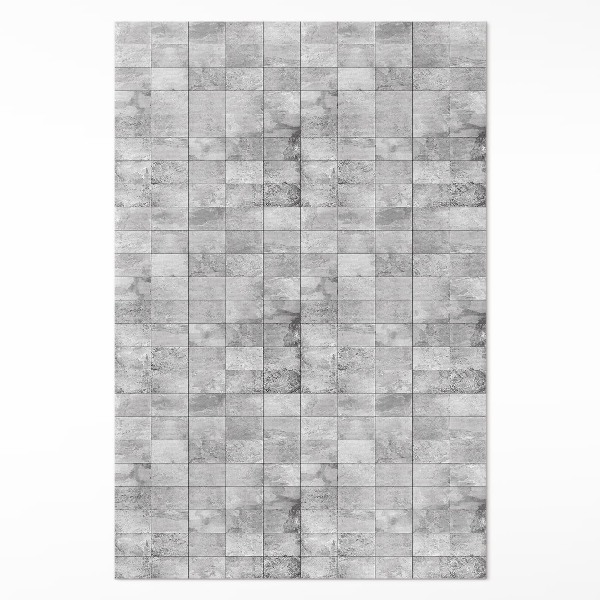 Vinyl tapijt Lichte stenen tegels, industriële tegels