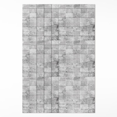 Vinyl tapijt Lichte stenen tegels, industriële tegels