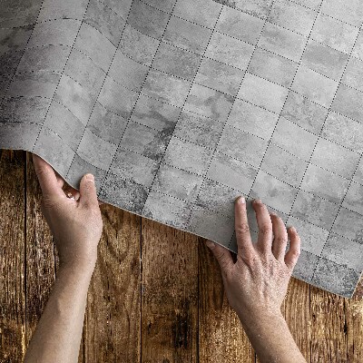 Vinyl tapijt Lichte stenen tegels, industriële tegels