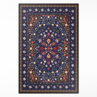 Vinyl tapijt Prachtig klein bloemen vintage plantenmotief