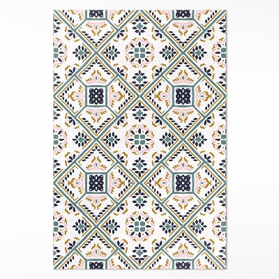 Tapijt vinyl Geometrisch gepatroneerde tegels