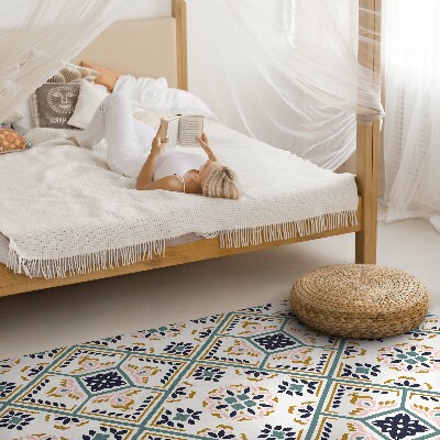 Tapijt vinyl Geometrisch gepatroneerde tegels