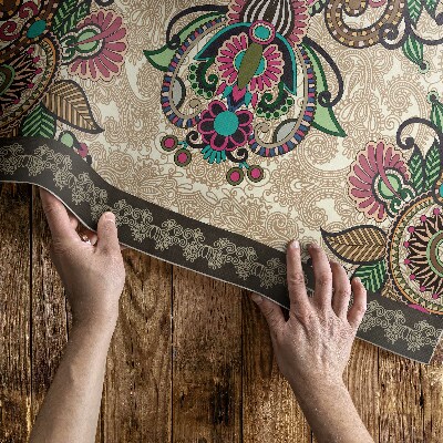 Tapijt vinyl Klassiek oosters bloemenpatroon