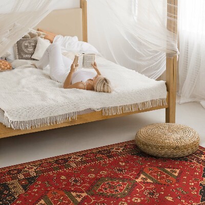 Tapijt vinyl Vintage plantmotieven in antieke stijl