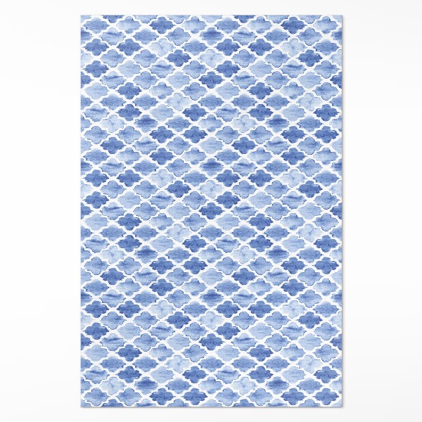 Vinyl tapijt Mediterrane mozaïek aquareltegels