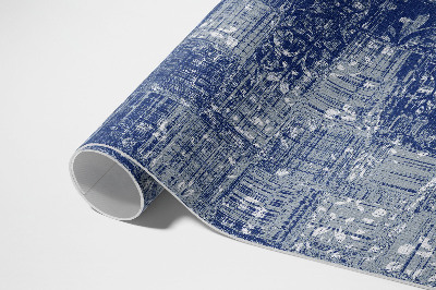 Tapijt vinyl Chaotische stoffen imitatietegels