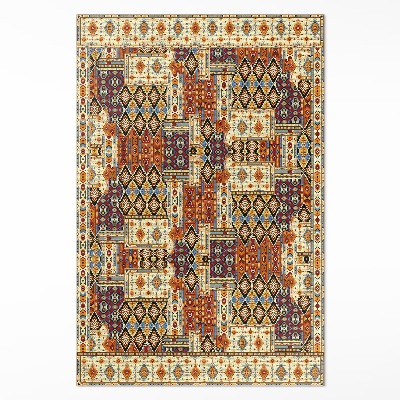Vinyl tapijt Geometrisch boho vintage patchwork