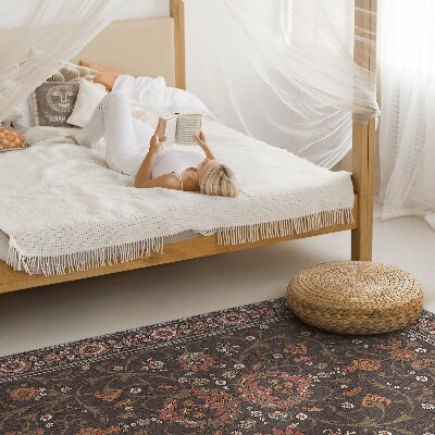 Vinyl vloerkleed Klassieke decoratieve bloemen