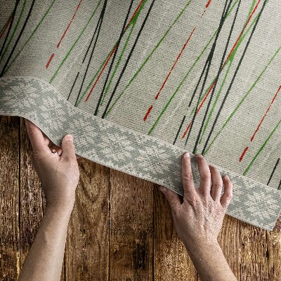 Tapijt vinyl Japanse houtsnede imitatiestof